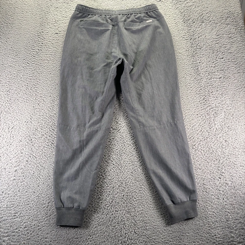 Pantalones Médicos Figs Hombres Grandes Gris Poliéster Elastizados Sueltos Cónicos Ropa de Trabajo Médica Foto 4 de 4