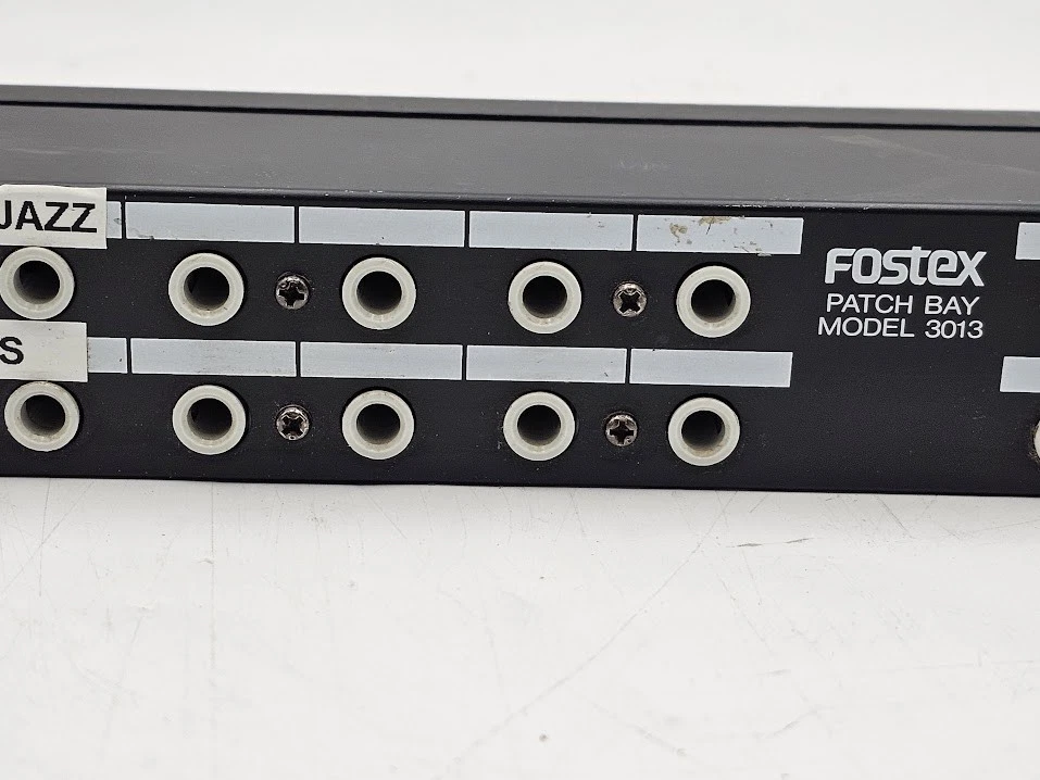 Fostex Model 3013 Patch Bay - Working, Cosmetic Wear, No Box - Image 4 of 4
