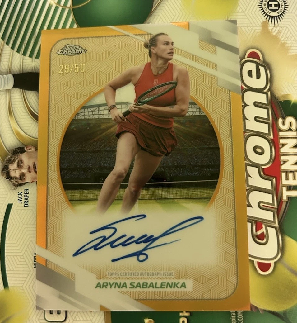 Autographed Tennis Sports Trading Card Singles for sale | eBay