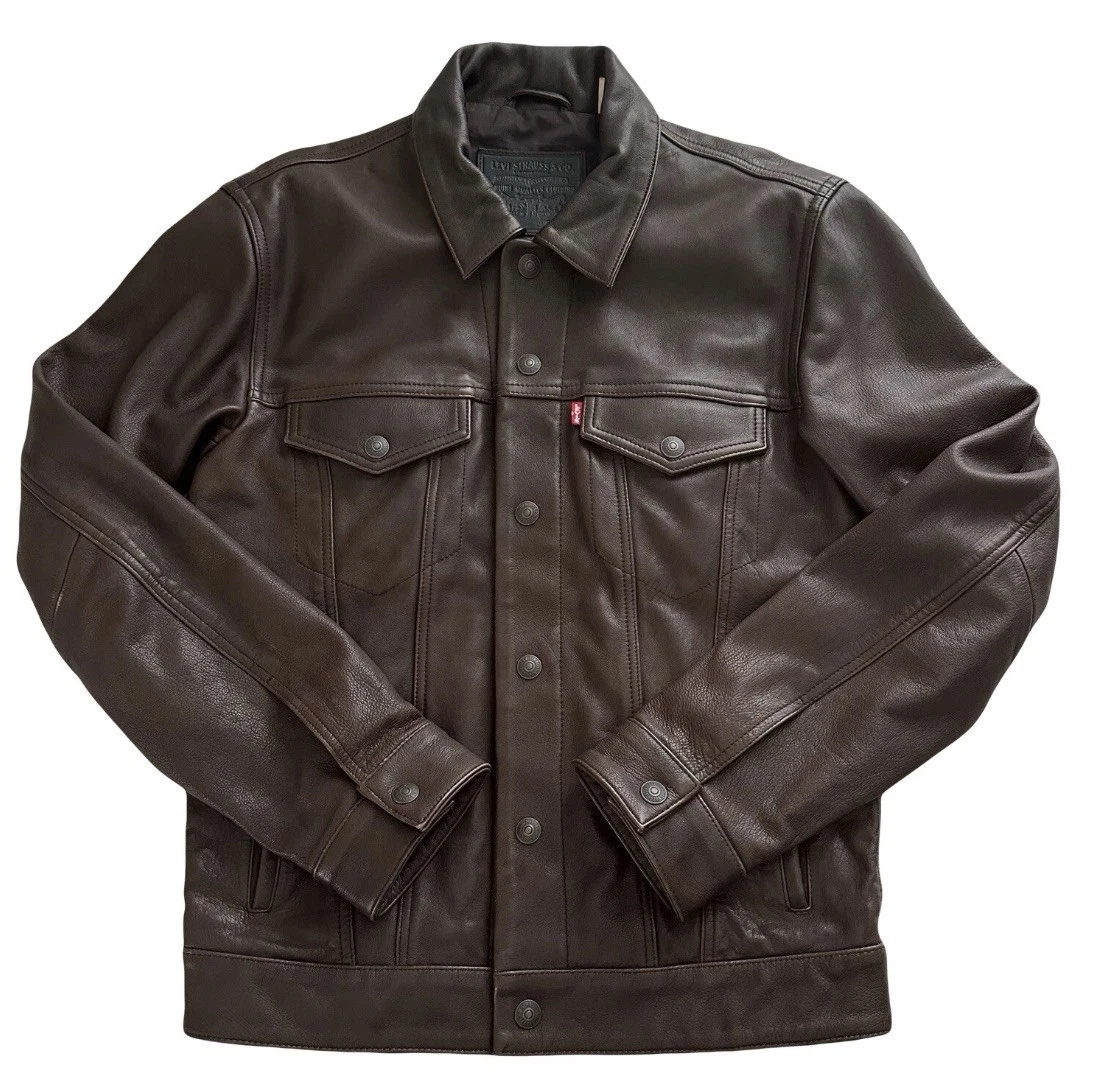 Levi's Denim Leather Outer Shell Coats, Jackets & Vests for Men