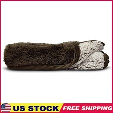 Waterproof Pet Blanket Dogs Cats Soft Sherpa Fabric Moisture Barrier Cozy Throw