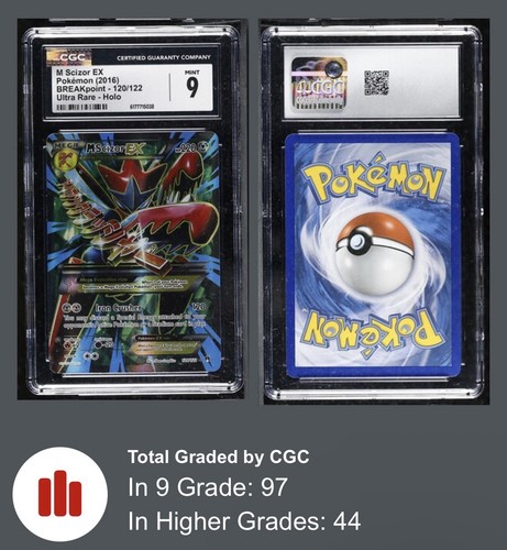 M Scizor-EX graded CGC 9 for sale on eBay