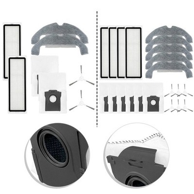 Robot Vacuum Kit High Efficiency Filtration Microfiber Cleaning for material