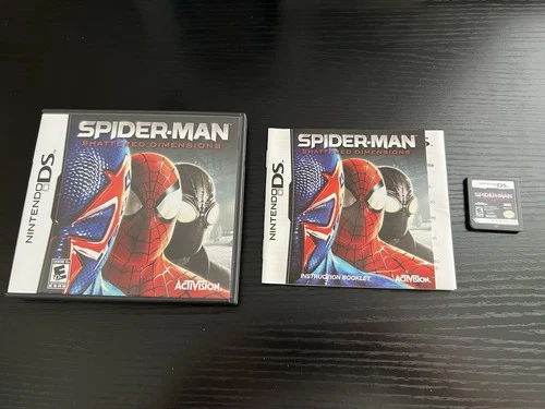 Spider-Man: Shattered Dimensions (Nintendo DS, 2010) CIB Complete Tested