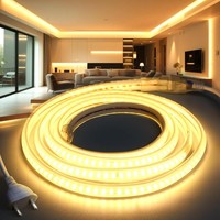 LED Streifen 20M 230V Neon Strip IP65 Wasserdicht Aussenbereich Warmweiß 3000K