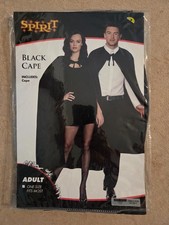 Adult Black Halloween Cape Vampire Witch by Spirit Halloween