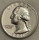 1961 P Washington Quarter - 90% Silver *BU*