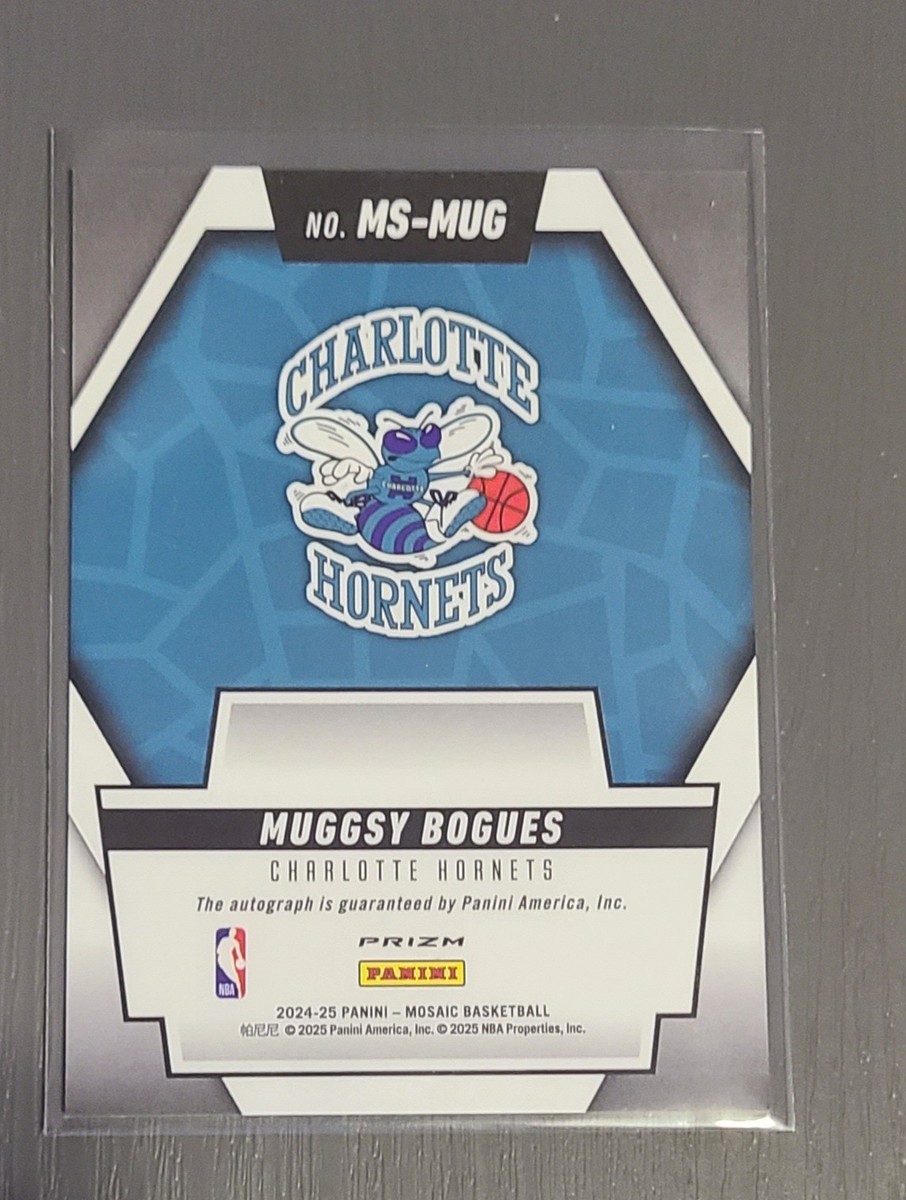 Muggsy Bogues Scripts Auto Genesis 2024-25 Mosaic Prizm SSP Color