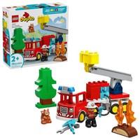 Lego 10473 Duplo LöSchauto Mit Schlauch Und Feuerwehrmann, EichhöRnchen