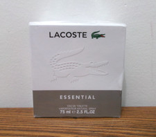 Lacoste Essential by Lacoste Eau De Toilette EDT 2.5 oz NEW IN SEALED BOX