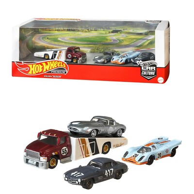 Hot Wheels Premium Diecast Jaguar Benz Porsche Car Culture Racing