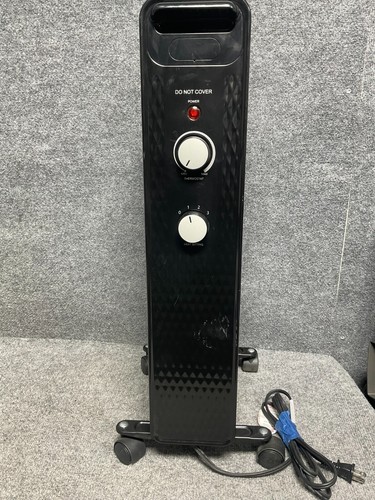 Electric Radiator Heater Mainstays WSH0702ABB Mechanical Oil Filled In Black - 第 16/16 張圖片