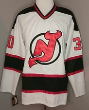 Scott Stevens New Jersey Devils White & Red "1992-2007 Throwback" CCM NHL Jersey
