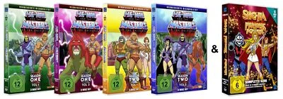 He-Man and the Masters of the Universe + She-Ra Princess of Power # DVD-SET-NEU