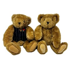 The Vermont Teddy Bear Plush Teddy Bear Toys Tuxedo Made in USA - Lot of 2