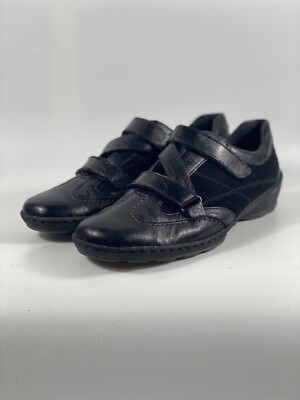 Jenny By Ara gr 37 1/2 Damen Halbschuhe Klettverschluss Sehr Gut Karton 1