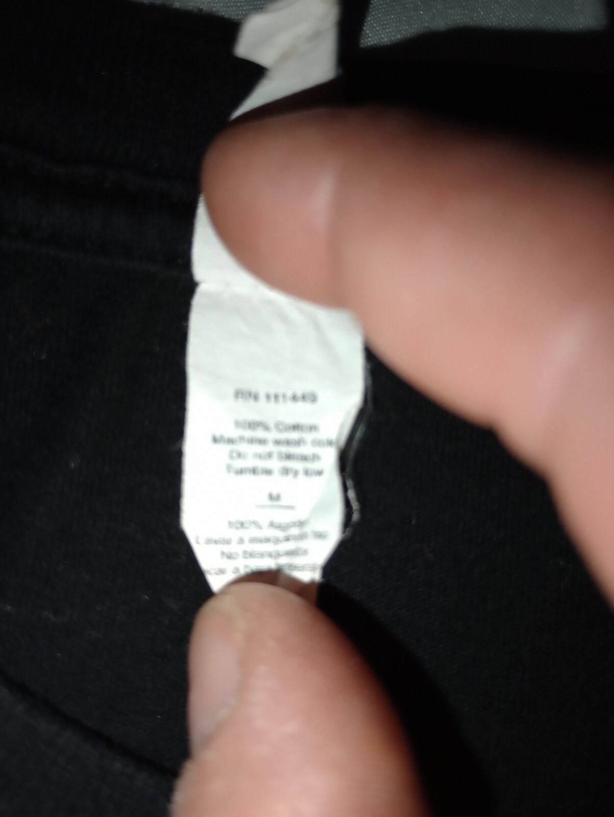 Medium Stanley Flannel Button Front And Black Tsh… - image 5