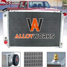 Radiador de 4 filas para camioneta Ford F150 F250 F350 Bronco 1980-1984 V8 5,0 5,8 7,5 L EE. UU.