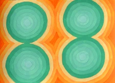 ABSTRACT 2023-65 Collectible ORIGINAL Acrylic Painting by Artist Benita Blair