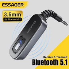 Essager Bluetooth 5.1 Audio Receiver/transmitter- 3.5mm Aux,mic,wireless Adapter