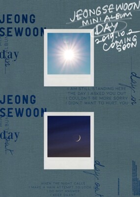 JEONG SEWOON [DAY] 4th Mini Album IN Ver CD+2 Photo Book+2 Card+Pre-Order SEALED