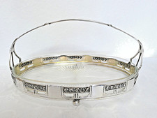 Gro&szlig;er  Art D&eacute;co/Jugendstil Tafelaufsatz Henkelschale 800 Silber