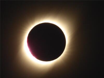 SOLAR ECLIPSE FROM CHILE GLOSSY POSTER PICTURE PHOTO PRINT moon sun 9209