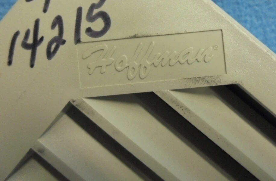 HOFFMAN TEP6 THERMOPLASTIC EXHAUST FAN GRILLE, 6" FAN GRILL, LIGHT GRAY - Image 3 of 4