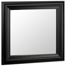 Classic Dorset Square Mirror Hang up in The Hallway, Living room, Bedroom- Black