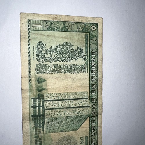 Guatemala banknote 1 Quetzal 1992  Circulated - Afbeelding 7 van 10