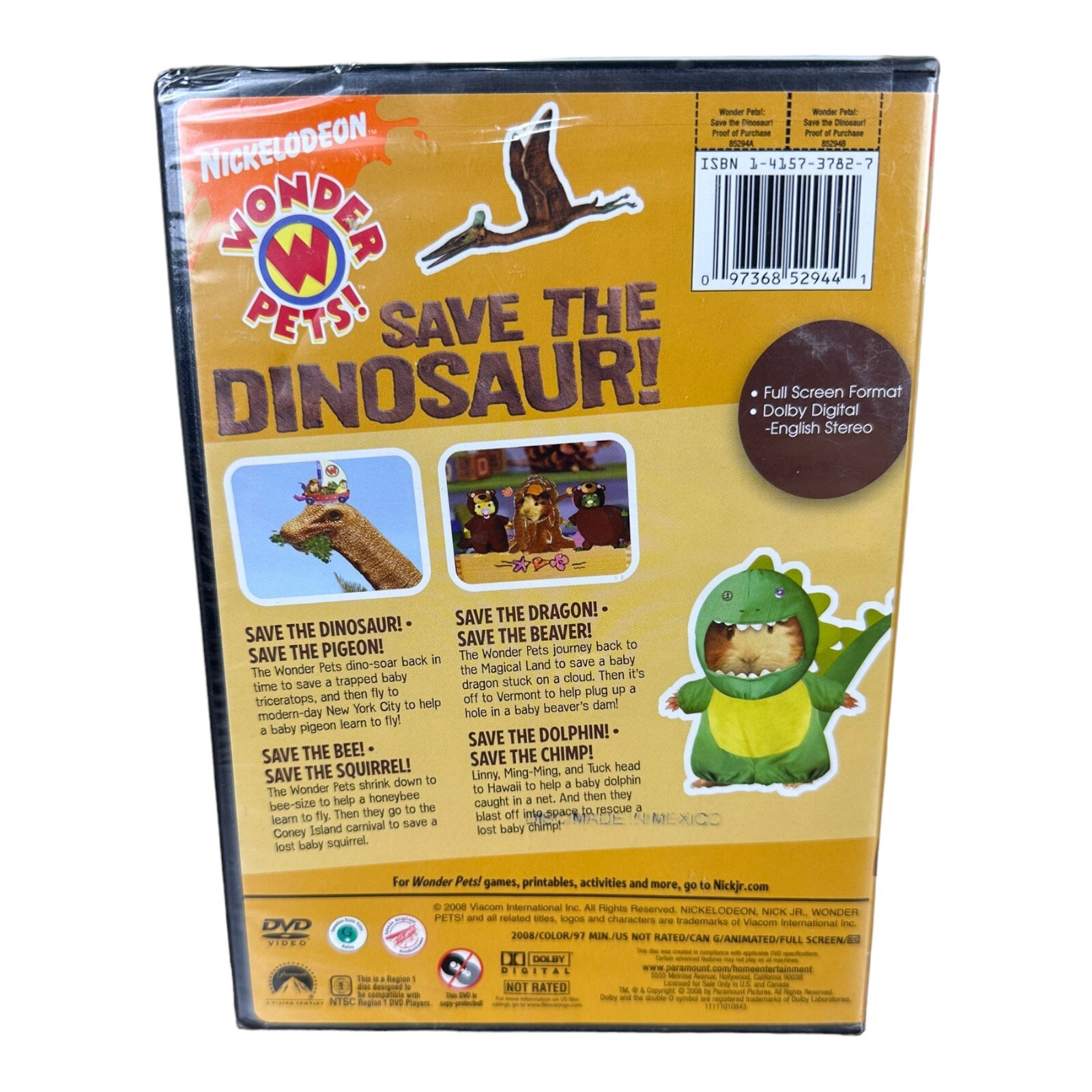 Wonder Pets Save The Dinosaur Dvd