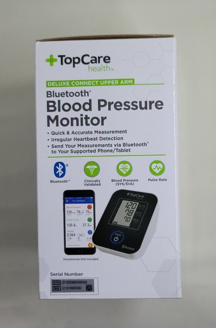 TopCare Health Bluetooth Blood Pressure Monitor 1 ea – TopCare