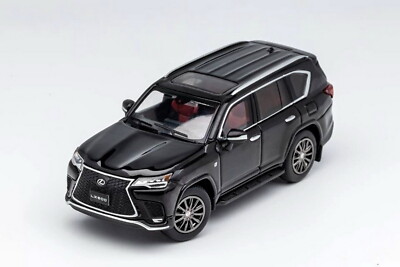 Lexus LX600 ミニカー 黒 2021 Lexus LX 600 Black 1/64 Diecast Model Car by GCD