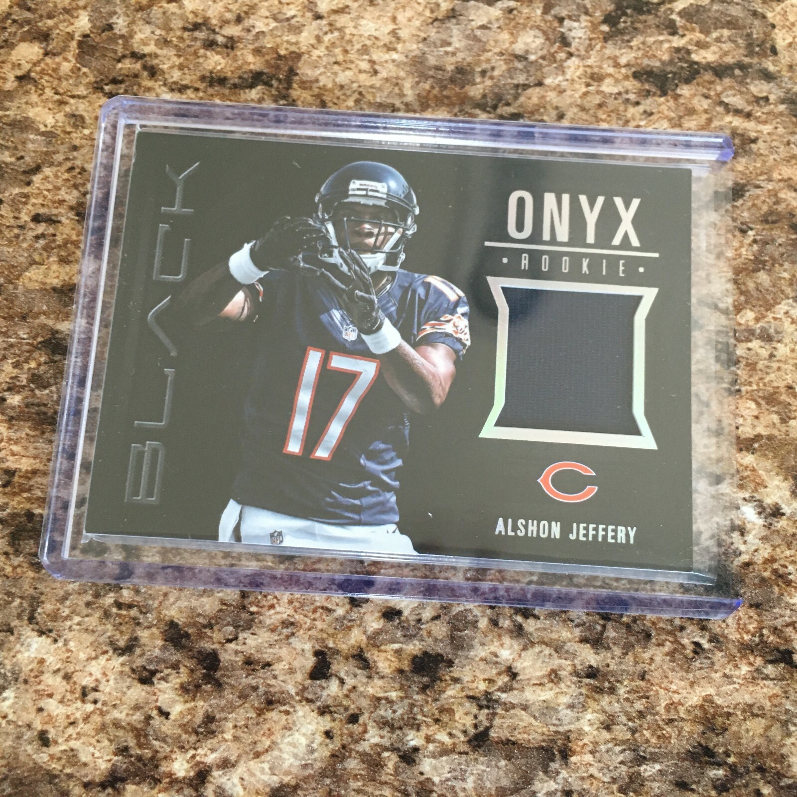 Alshon Jeffery Panini Black Onyx Rookie Materials #35 Base