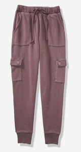 NWT-PINK-VS-VICTORIA-039-S-SECRET-HIGH-WAIST-CARGO-JOGGER-PANT-PLUM-XSMALL-FREE-SHIP
