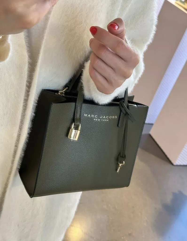 Marc Jacobs Mini Grind Leather Tote