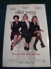 THE FIRST WIVES CLUB - FILMPOSTER MIT BETTE MIDLER GOLDIE HAWN & DIANE KEATON