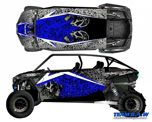 Polaris 4 RZR 1000 xp Design MXVEC 013 Decal Graphic Kit Wraps UTV Turbo Scoop - Picture 7 of 12