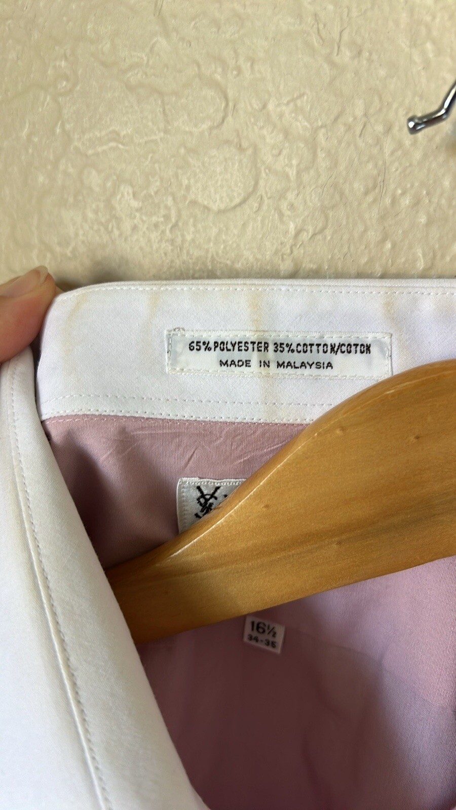 SAINT LAURENT Camicia Yves Said Laurent rosa con bottoni