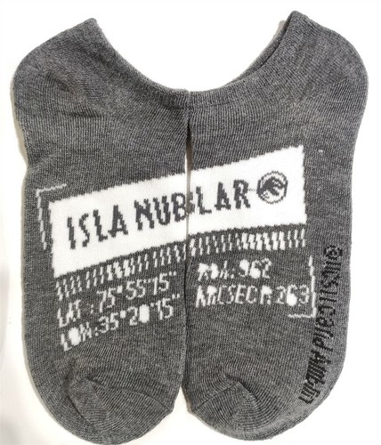 Jurassic Park Socks Boys Large Shoe Size 3-9 Jurassic World Dinosaur No Show - Picture 3 of 7