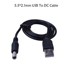 5.5 2.1mm USB to DC 3.5mm Power Cable DC Power Plug USB 5V Charger power Cable