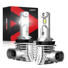 2x LASFIT H11 LED Headlight Bulbs Low Beam Conversion Kit 6000K Pure White 6000K
