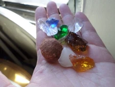 andara crystal - monatomic andara glass + Sedona Sedonalite - 45 grams - 2120H