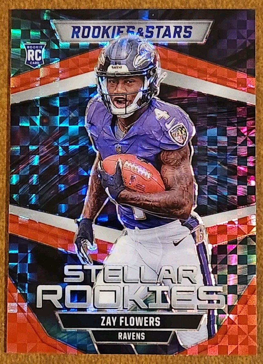 2023 Panini Rookies & Stars - Stellar Rookies Red Prizm #SR-2 Zay Flowers RC