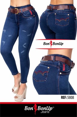 Bon Bon Up Jeans Levanta cola jeans colombianos butt lifter levanta pompis  5808 | eBay