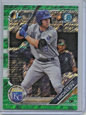 Brewer Hicklen 2019 Bowman Chrome Green Shimmer Refractor Rookie #69/99