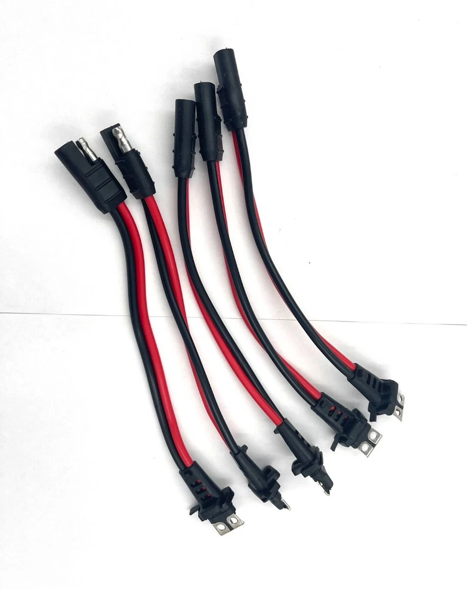 5x Motorola 0189484U01 DC Power Cable Assembly Length 7 