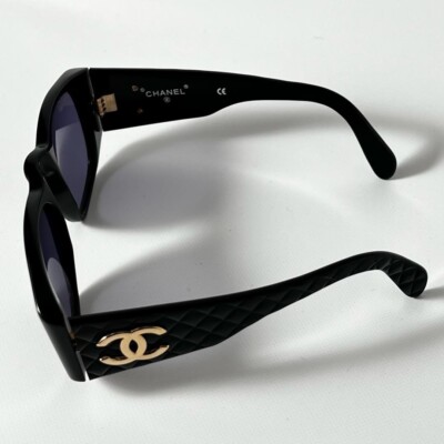 小物 CHANEL Coco Mark Matelasse Sunglasses CHANEL Matelasse COCO Mark sunglasses black WS21645 – NUIR