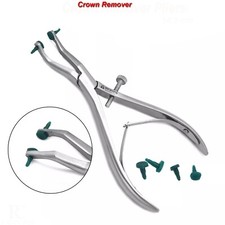 Orthodontic Dental Temporary Crown Remover Pliers Gripper Bridge Removal Forceps