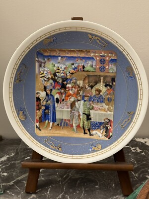Porzellanteller von Limoges, ''Janvier De Jean Dutheil''